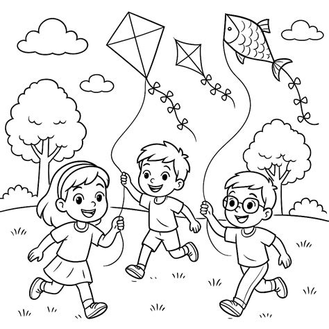 Desenho De Criança Brincando Para Imprimir - 19 Desenhos de Crianças brincando para colorir e imprimir