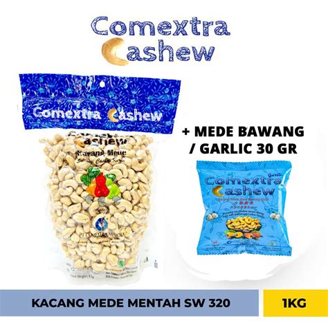 Jual Kacang Mede Comextra Mentah Utuh S 320 1 Kg Cashew Mete Mente