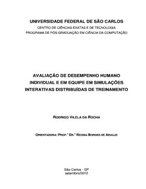 Preench Vel Dispon Vel Bdtd Ufscar Avaliao De Desempenho Humano Bdtd