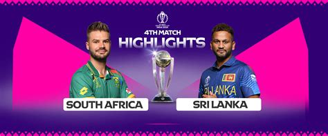 South Africa Vs Sri Lanka 4th Match