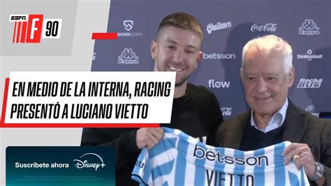 VENGO ACÁ A GANAR TÍTULOS la PRESENTACIÓN de LUCIANO VIETTO en