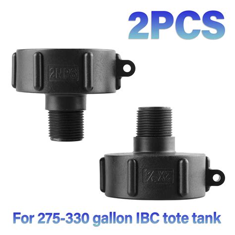 275 330 G Ibc Tote Tank Food Grade Drain Adapter 2 Fine Thrd 2nptx