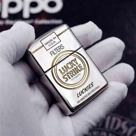 Jual Korek Api Zippo Polish Chrome Grafir Laser Motif L Cky Strike