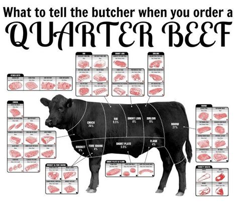 Butchered Cow Diagram