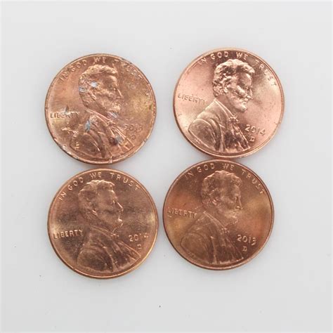 U.S. Union Shield Pennies, 4 Pieces | Property Room