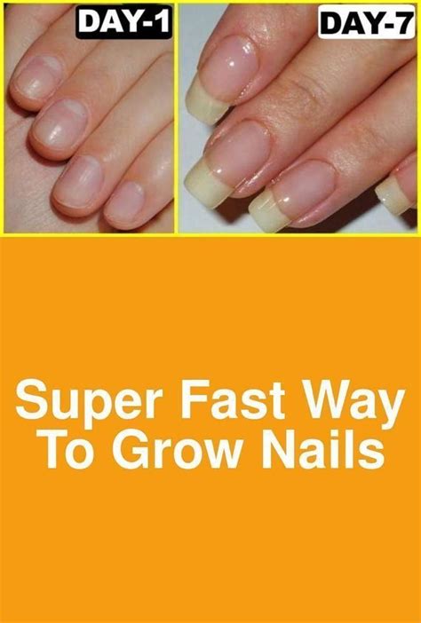 Ways To Grow Your Nails Super Fast How To Grow Nails Grow Nails