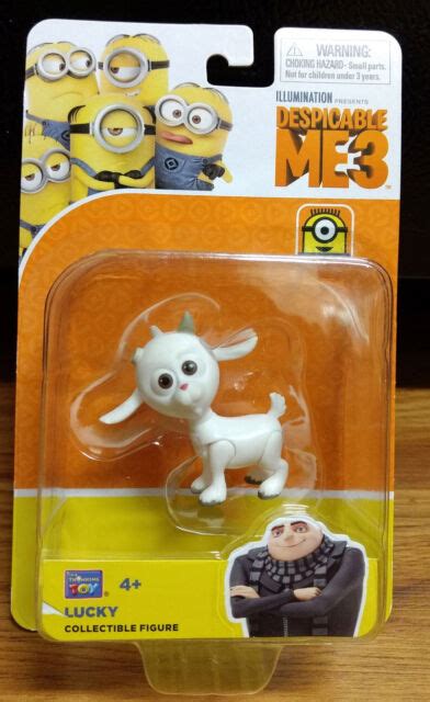 New Despicable Me 3 Lucky The Goat Toy Mini Figure Poseable Gru