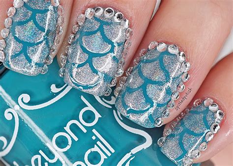 Mermaid Scale Nail Art Tutorial - Wonder Forest