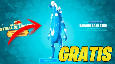 Como Conseguir Gratis La Skin De Bananin Bajo Cero O Banano Congelado