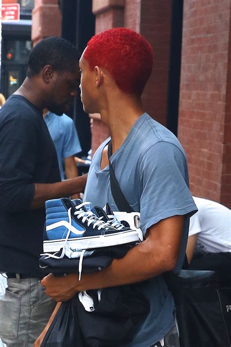 Jaden Smith Debuts Red Hair Color and Buzz Cut | Teen Vogue