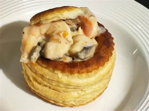 Vol Au Vent Aux Crevettes Et Aux Saint Jacques MimineCuisine