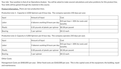 Solved Question 4What is the Labor Productivity in (spinners | Chegg.com
