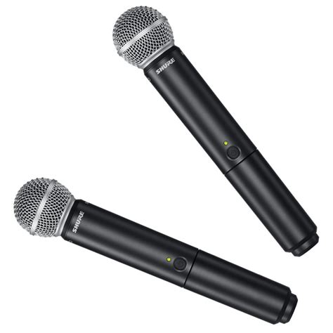 Shure Blx Uk Sm Duo Sistema Port Til De Microfones Wireless