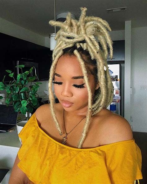 Trendy Ways To Pull Off Short Faux Locs Page Of Stayglam