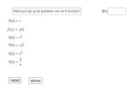 Welk Punt Ligt Op De Grafieken Geogebra