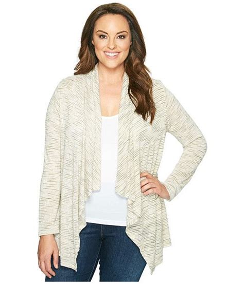 B Collection By Bobeau Curvy Plus Size Amie Waterfall Cardigan