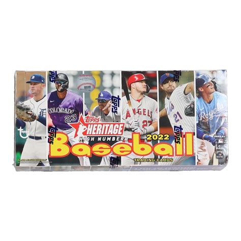 Topps Heritage High Number Baseball Hobby Box With Packs