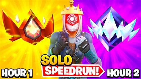 W Keying To UNREAL SOLOS SPEEDRUN In 2 Hours OG Fortnite Ranked YouTube