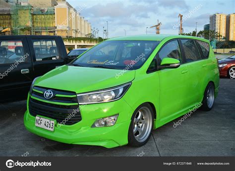 Paranaque Aug Toyota Innova Hoon Fest Car Meet August Stock