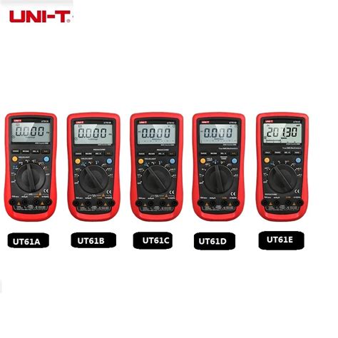 UT61A UT61B UT61C UT61D UT61E multímetro Digital de alta fiabilidad el