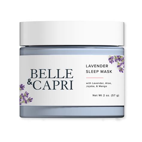 Lavender Sleep Mask - BELLE & CAPRI