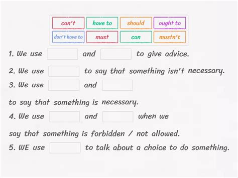 IE 6A Modals Of Obligation GD Star Complete The Sentence