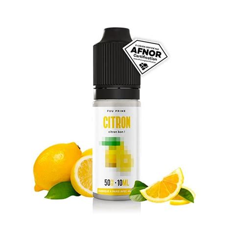 E Liquide Citron Salt Prime De The Fuu Aux Sels De Nicotine