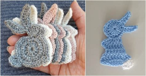 Quick Bunny Applique Free Crochet Patterns Your Crochet