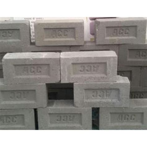 Acc Construction Fly Ash Bricks Size Inches Color