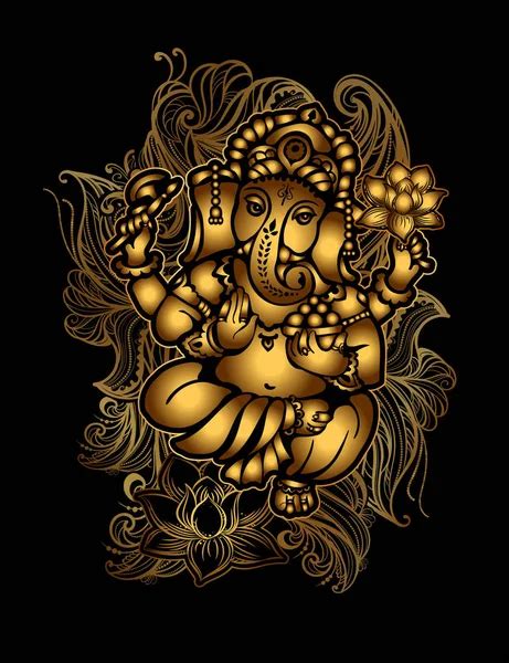 Hindu Lord Ganesha — Stock Vector © Yulianas 114841748