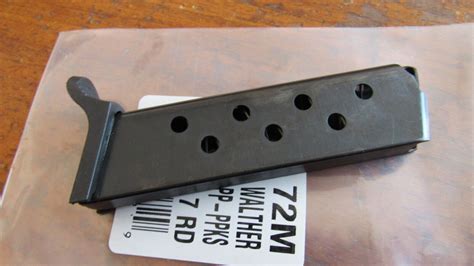 TRIPLE K 72M Walther PP PPK S 32 ACP AUTO 7 65MM 7 RD Magazine NEW EBay