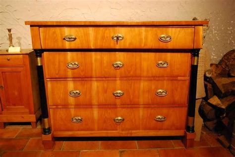 Biedermeier Kommode Aus Kirschbaum