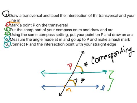 Constructing Parallel Lines Math Geometry ShowMe