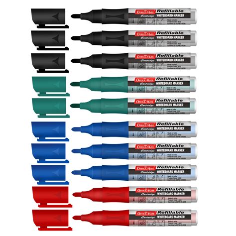 Whiteboard Marker With Refillable Cartridge Pack Of 10 Pcs Soni