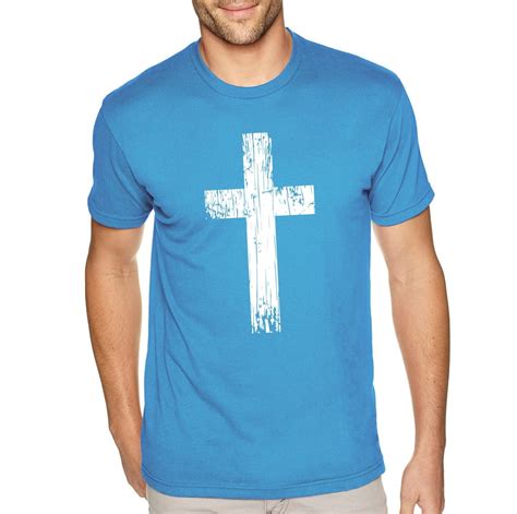 Xtrafly Apparel Men S Tee Cross Crucifix Religious Jesus God Crewneck T