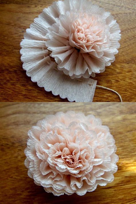 Easy Crepe Paper Flowers Instructions