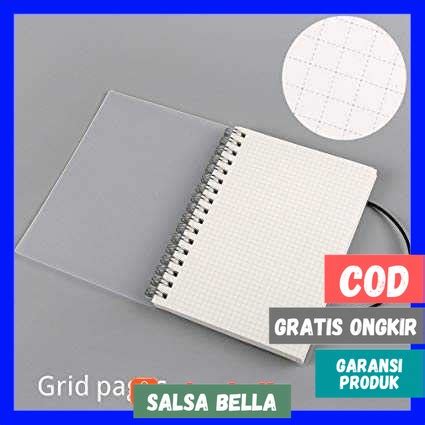 Jual Buku Binder Catatan Jurnal Harian Notebook Ukuran A Grid Pages