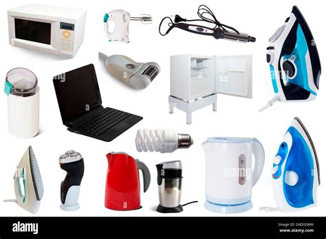 collection  domestic appliances stock photo alamy