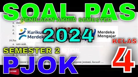 30 Soal Kunci Jawaban Ujian PJOK Kelas 4 SD MI Apa Penyebab Cedera