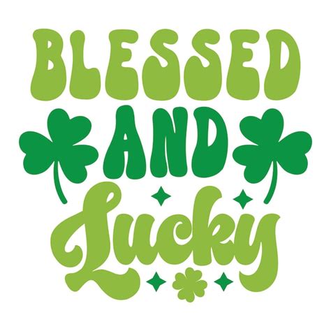 Svg De La Saint Patrick Lucky Svg Bundle Svg De La Saint Patrick Vecteur Premium