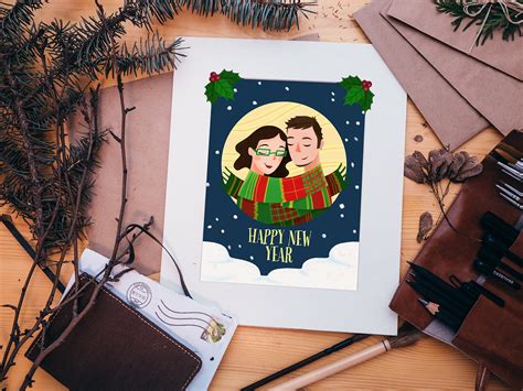 Personalized Christmas Cards on Behance