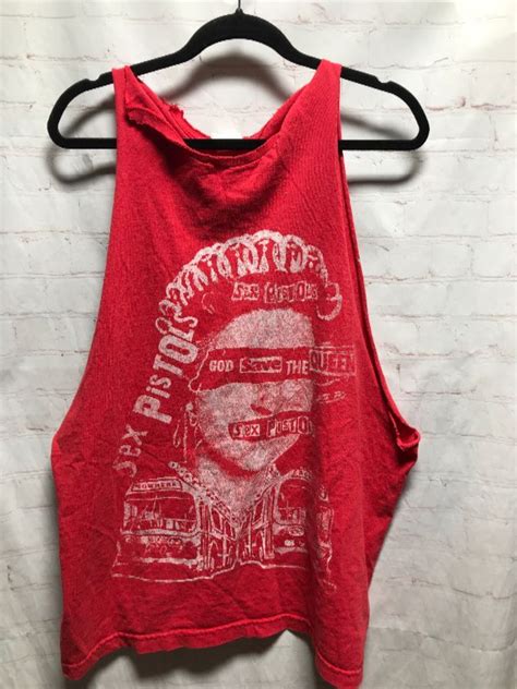 Sex Pistols Distressed Graphic Tank Top Boardwalk Vintage