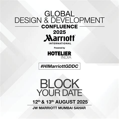 Hotelier - The Global Design & Development Confluence 2025, brought to