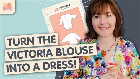 Minerva Exclusive Patterns Victoria Blouse Dress Hack Youtube