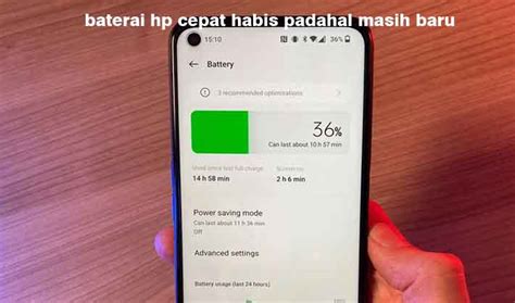 Baterai Hp Cepat Habis Padahal Masih Baru Begini Penyebab Dan Cara