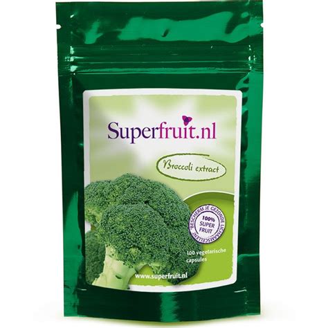 Broccoli Brassica Oleracea Bevat Indolen Sulforafaan En