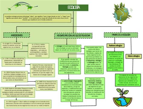 Mapa Conceptual De Las Ramas De La Ecologia Farez The Best Porn Website