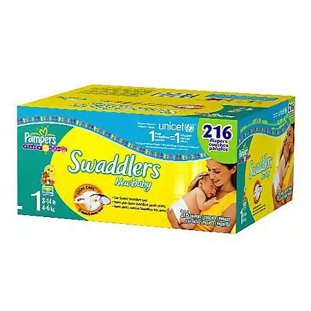 Pampers® Swaddlers® - Size 1 - 216 ct. - Sam's Club