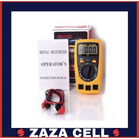 Multimetro Yaxun Digital Multimeter Yaxun Yx L Shopee Brasil