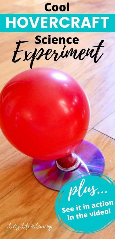 Hovercraft Science Experiment | Science crafts, Science experiments, Science experiments kids